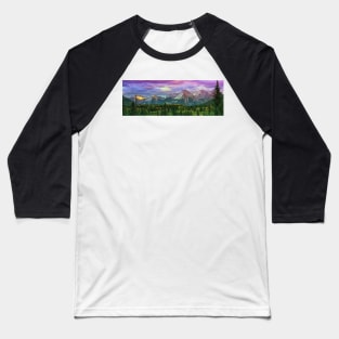 Molas Pass Sunset Panorama Baseball T-Shirt